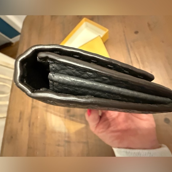 Fendi Continental Cuoio Romano Leather Long Wallet Excellent Condition Box & COA - Picture 2 of 11